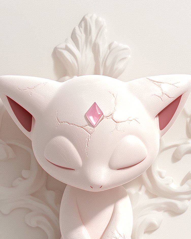 Henshin (Marco Celante) - Mew Wall - limited edition Porcelain Pokèmon #2.1