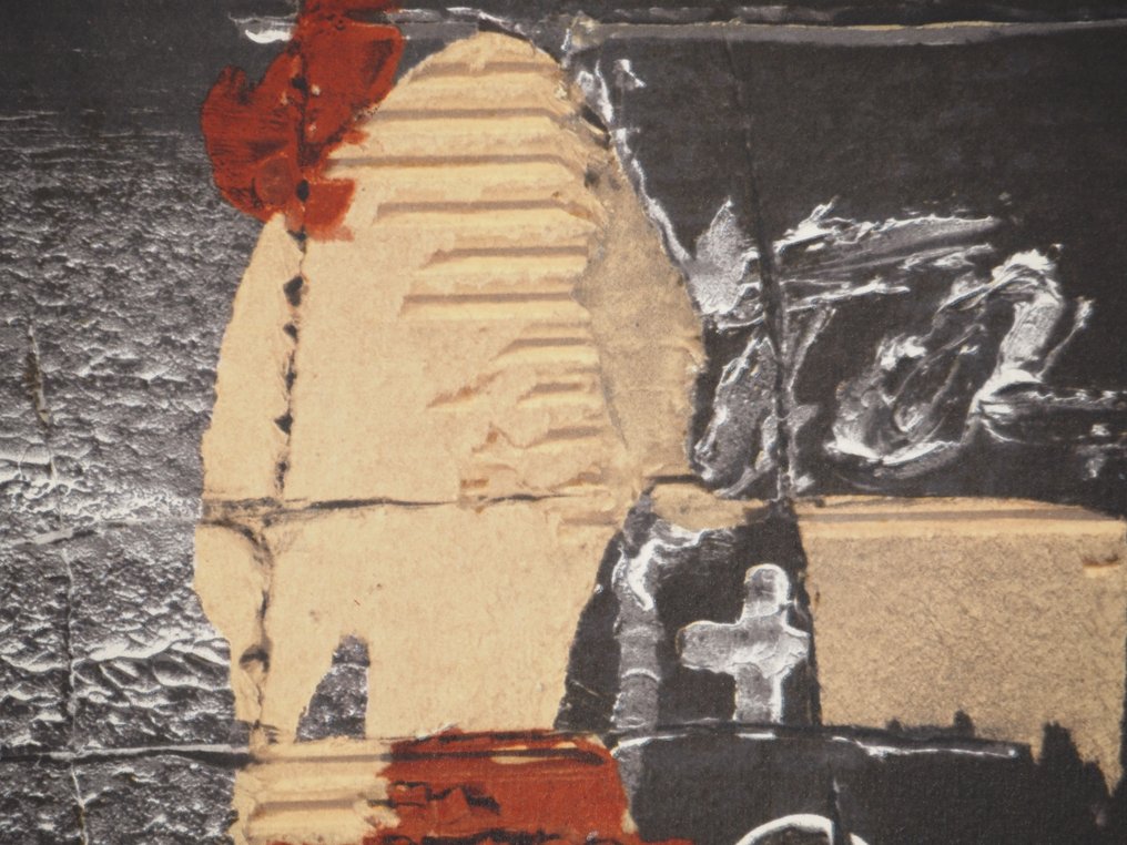 Antoni Tapies (1923-2012) - Composition expressive #3.2