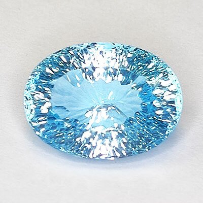 Azul Topacio  - 26.16 ct - Instituto Gemólogico Español (IGE) - Millenium Special Cut #4.3