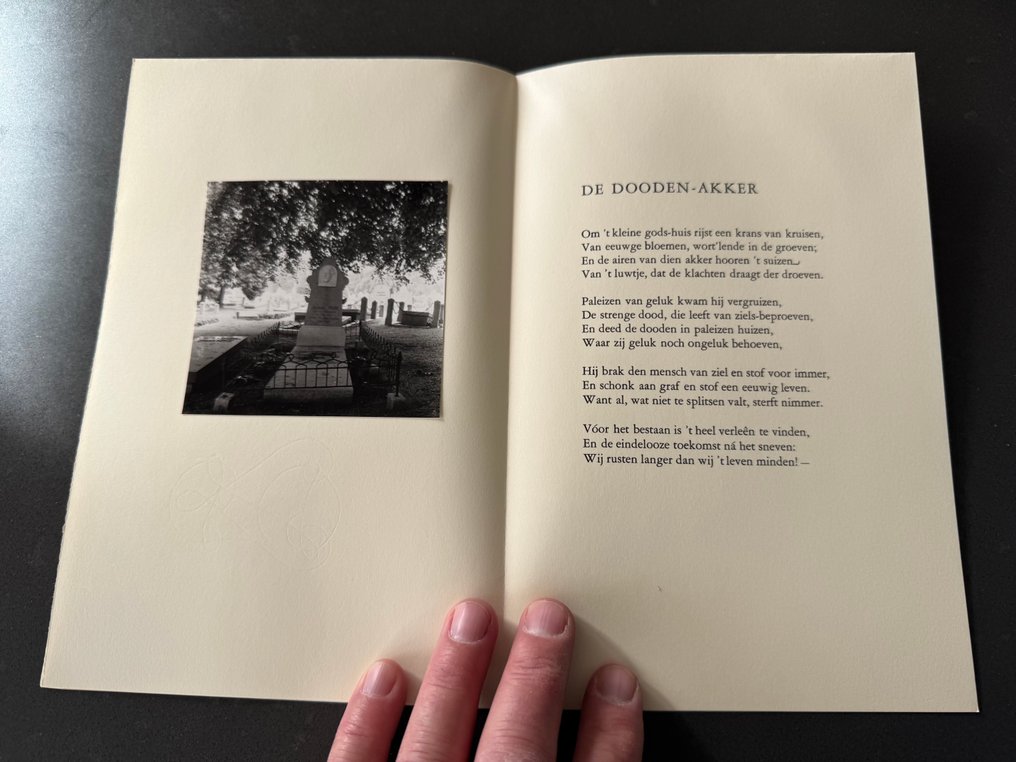 J. Slauerhoff, J.C. Bloem, S. Vestdijk, Jan Hanlo e.a. - Het nameloze... Twintig gedichten over de dood. - 1985 #4.3