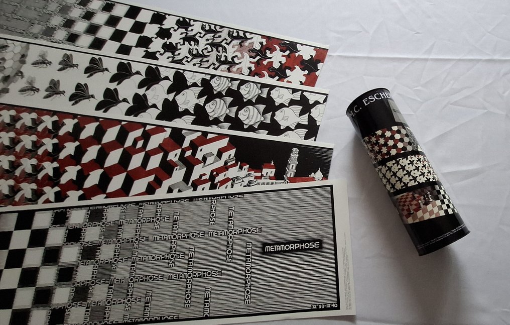 Maurits Cornelis Escher - M.C. Escher Company - Metamorphose II - 2000s #1.0