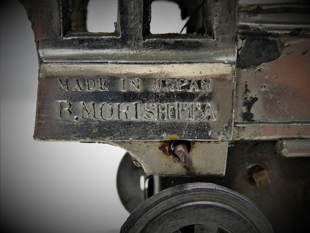 Morishita, Japan - Μεταλλικός Floortrain του 1920, μηχανισμός ρολογιού. - Κουρδιστό τρένο από κασσίτερο - 1920-1929 - Ιαπωνία #2.1