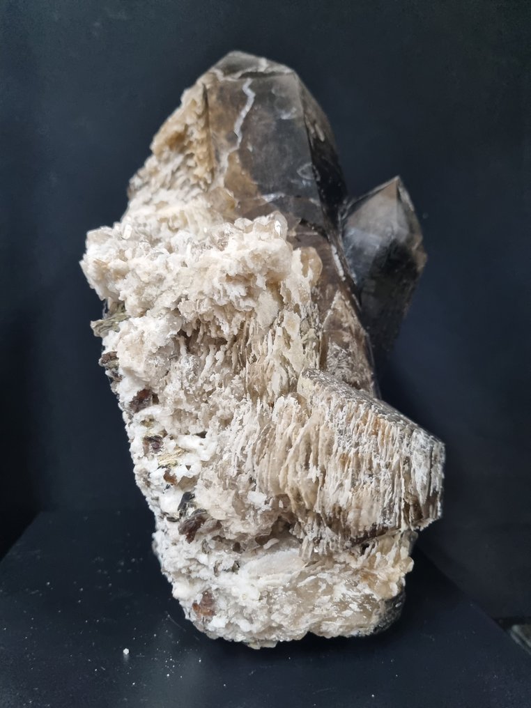 High Quality Smokey Quartz Cluster - Height: 260 mm - Width: 240 mm- 6456 g #4.3