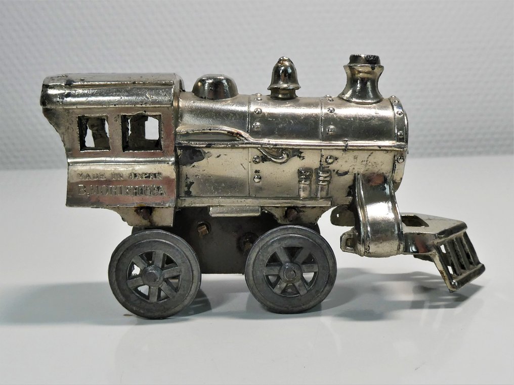 Morishita, Japan - Μεταλλικός Floortrain του 1920, μηχανισμός ρολογιού. - Κουρδιστό τρένο από κασσίτερο - 1920-1929 - Ιαπωνία #1.0