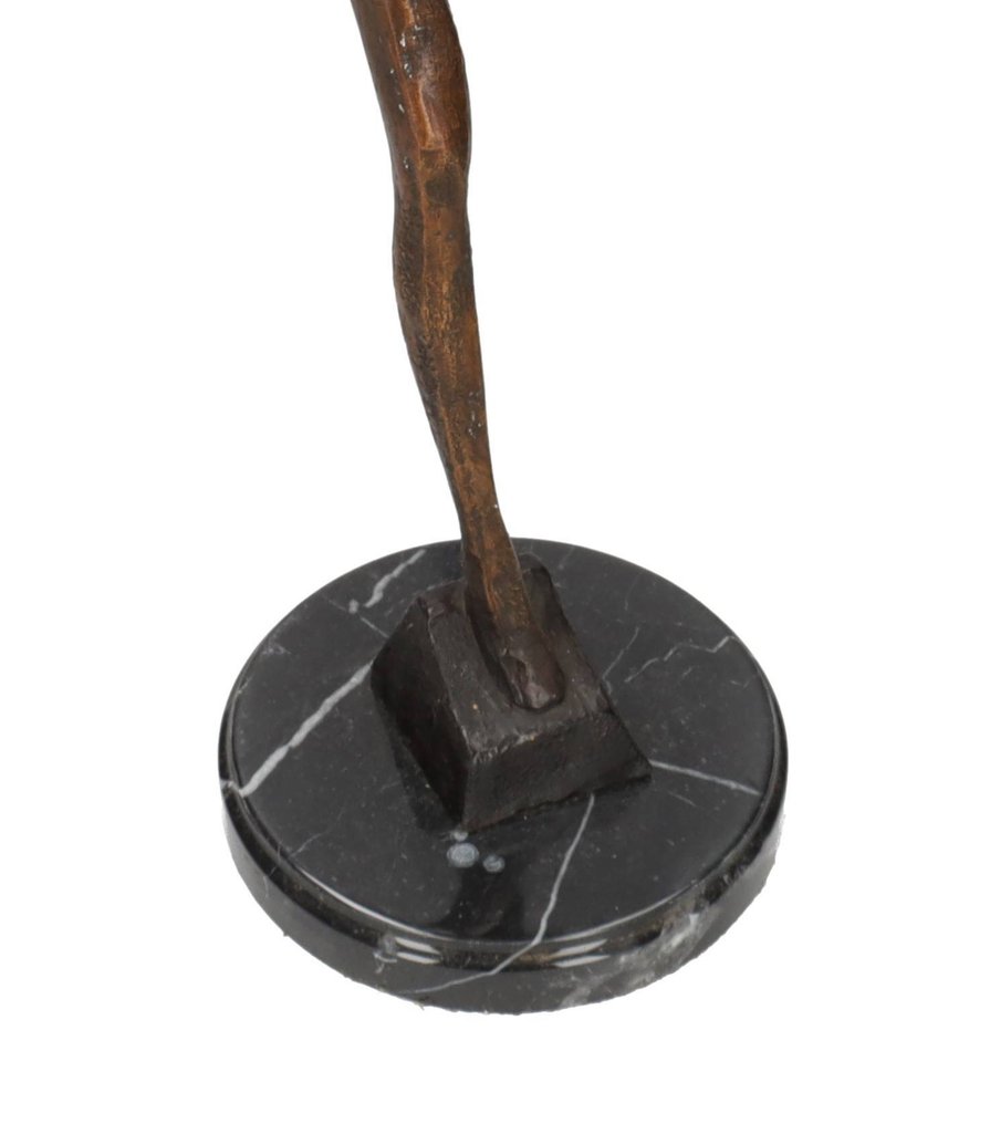 Γλυπτό, Modernist figurative candle holder - 61 cm - Μπρούντζος, Μάρμαρο #4.3