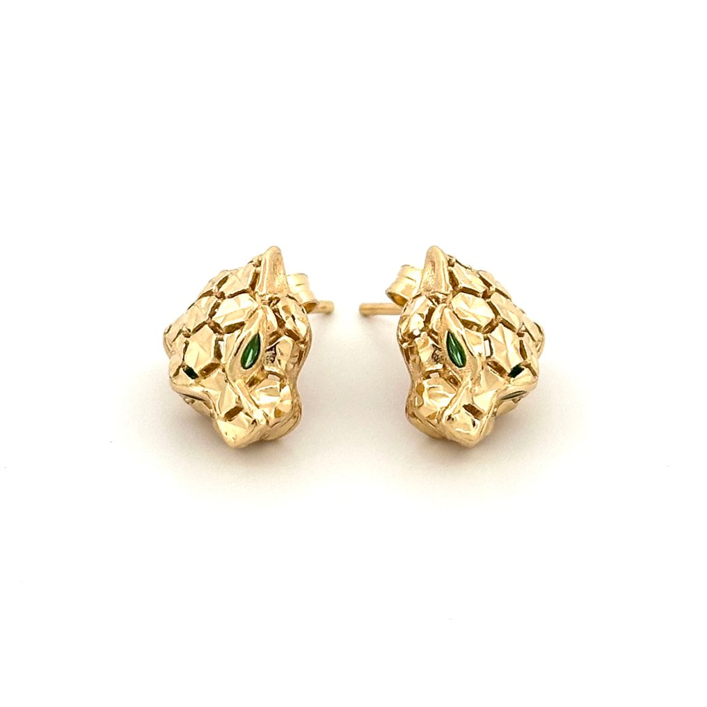 Handmade - 耳环 - Pantera - 3.4 g - 18K包金 黄金 - TreEsse Gioielli #1.0