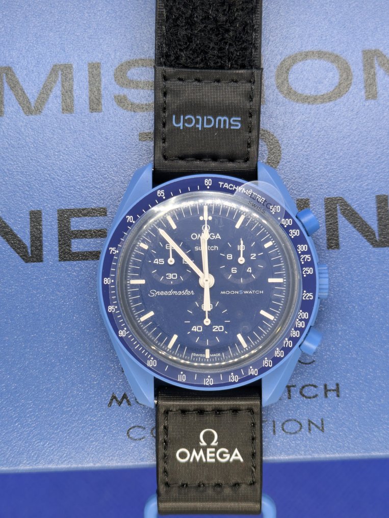 Swatch - MoonSwatch - Mission to Neptune - Zonder minimumprijs - Heren - 2020+  #2.1