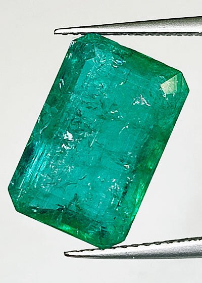 1 pcs  Πράσινο Σμαράγδι  - 5.91 ct - Instituto Gemólogico Español (IGE) #1.0