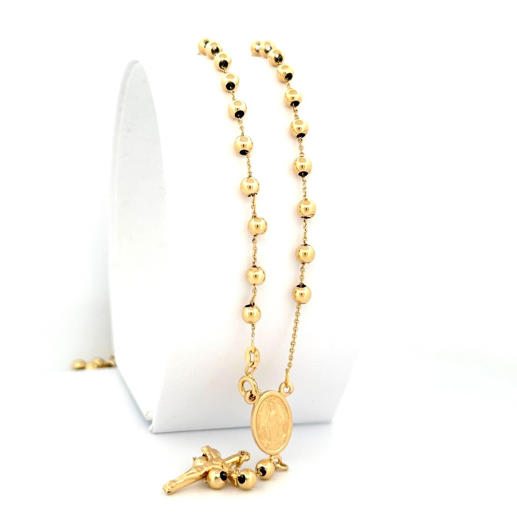 Handmade - Κολιέ - Rosario - 8.7 g - 18 καράτια Κίτρινο χρυσό #3.2