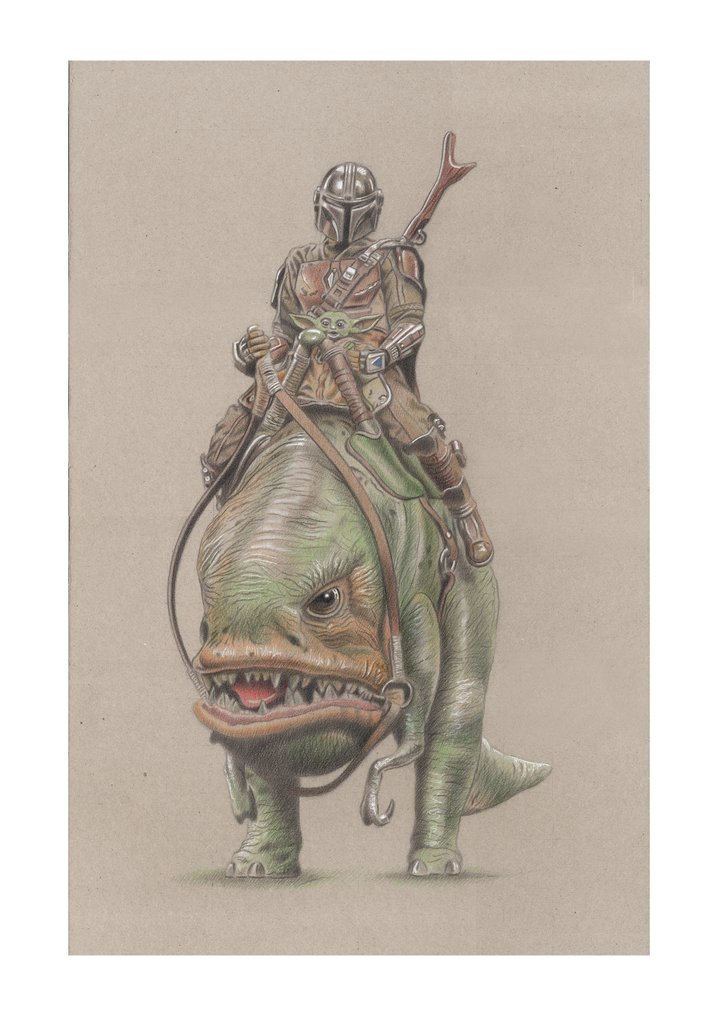 Miguel Ángel Alfaro Rey - MANDALORIAN AND BLURR #1.0