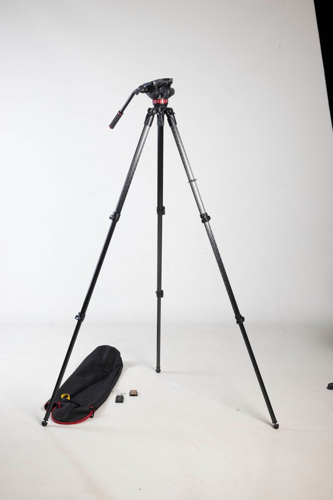 Manfrotto 535 mpro met mvh 502h Tripod #1.0