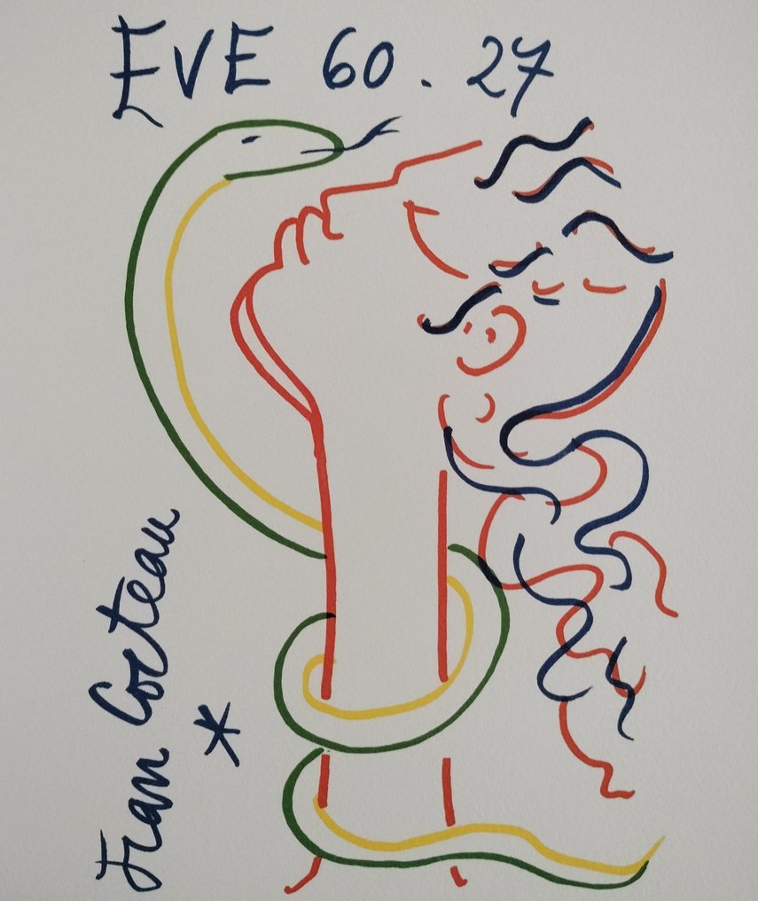 Jean Cocteau (1889-1963) (after) - Eve 60 . 27 #1.0