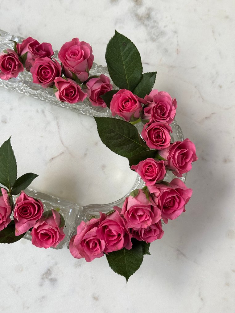 Val Saint Lambert - 中央裝飾品 (4) - 花瓶  - 水晶 - 瓦拉贝尔特 #2.1