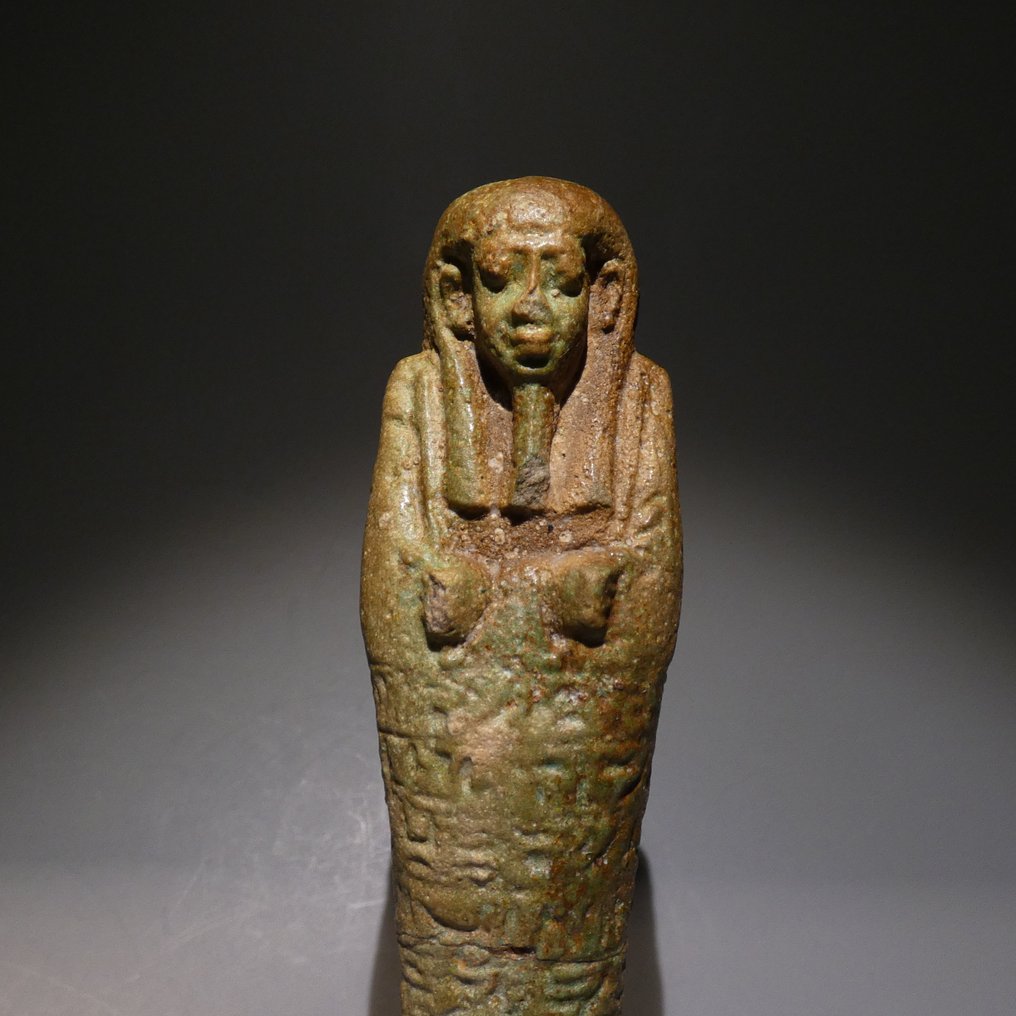 Ancient Egyptian Shabti. 14 cm H. Late Period, 664 - 332 BC Figure - 14 cm #2.1