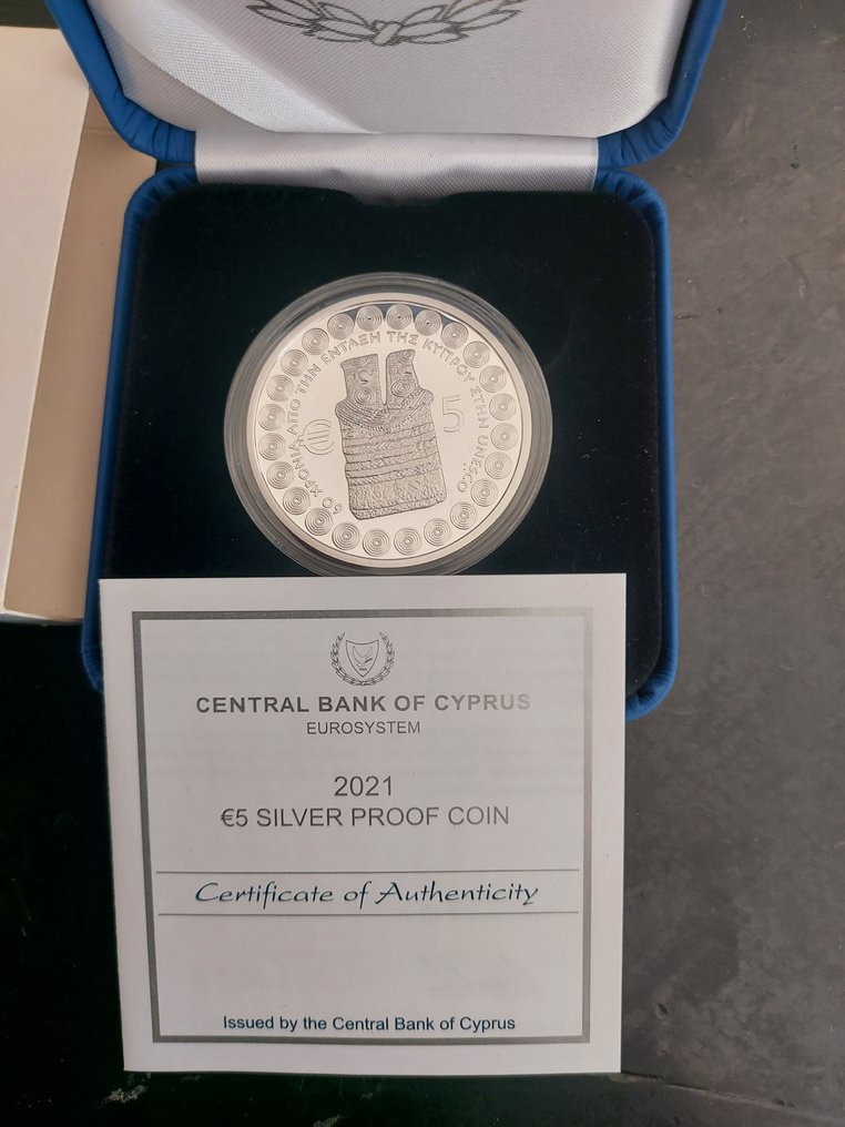 Cyprus. 5 Euro 2021 "UNESCO" Proof  (Zonder minimumprijs) #4.3