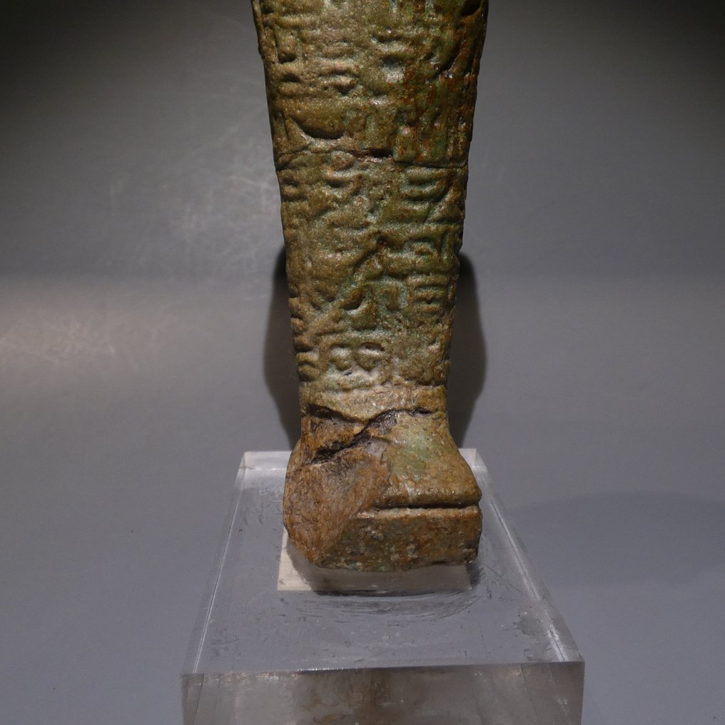 Ancient Egyptian Shabti. 14 cm H. Late Period, 664 - 332 BC Figure - 14 cm #4.3