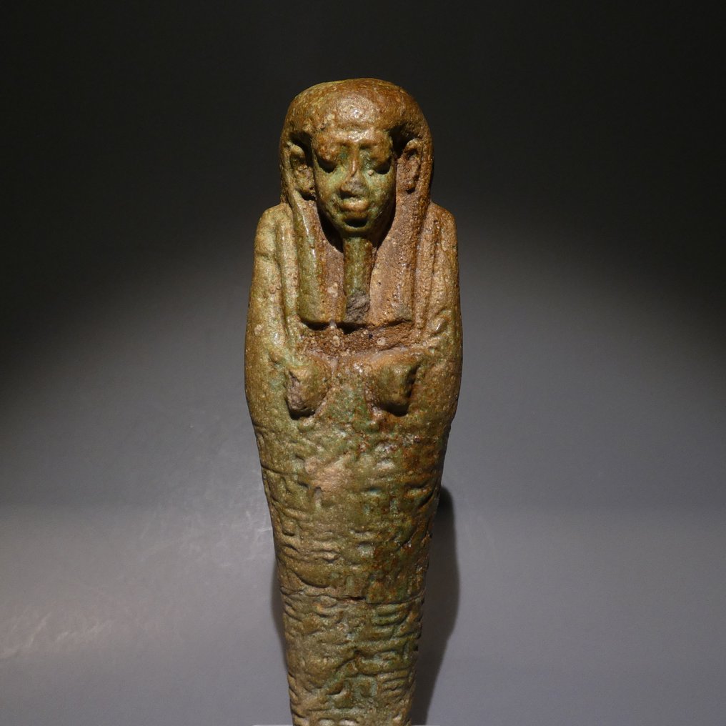 Ancient Egyptian Shabti. 14 cm H. Late Period, 664 - 332 BC Figure - 14 cm #1.0