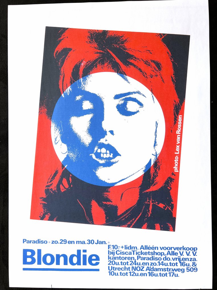 Lex van Rossen - Blondie Paradiso Concert - Anni ‘70 #1.0