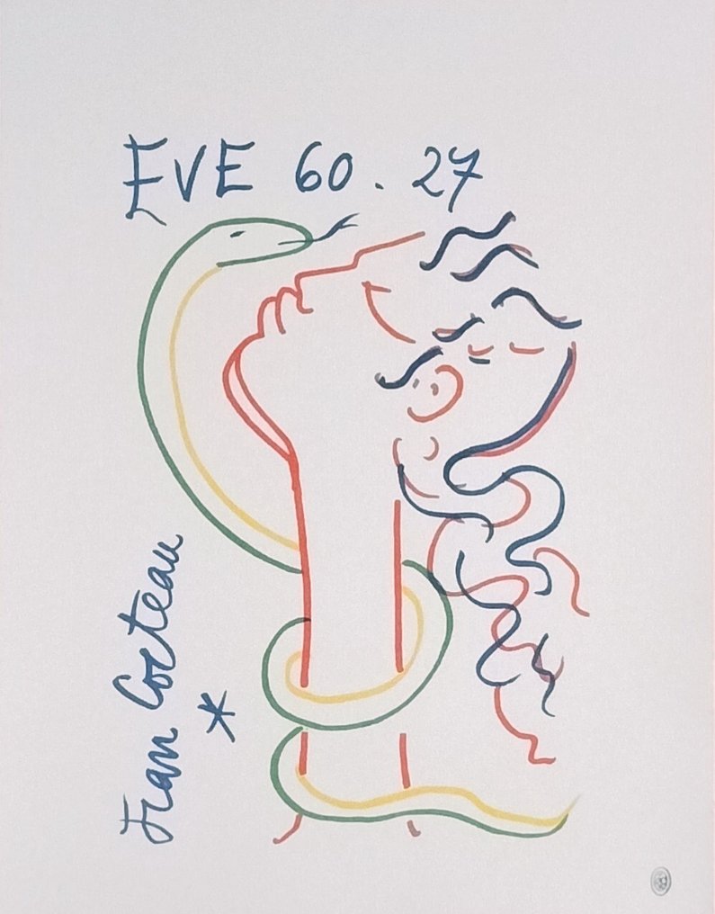 Jean Cocteau (1889-1963) (after) - Eve 60 . 27 #1.0