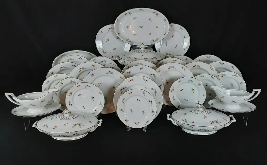 Bavaria - Thomas Tempte - Table service for 12 (36) - 3980/76 - Bone china - Limited Edition 76/3980 #1.0