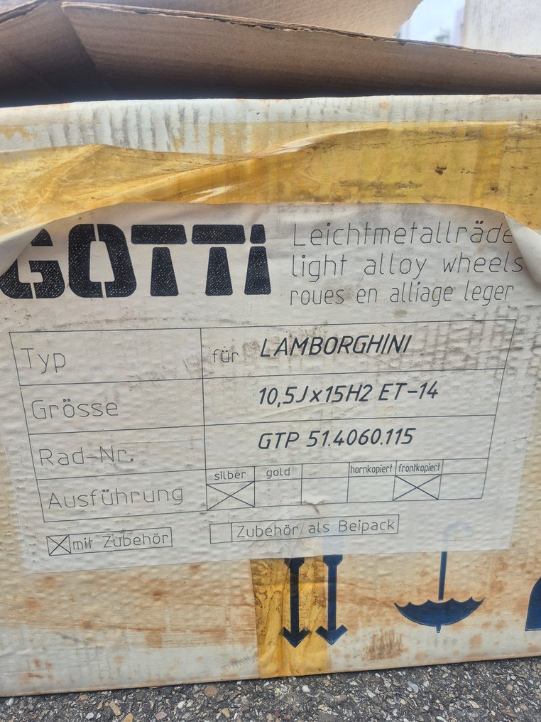 Peça de carro (4) - Lamborghini - Gotti 3 parties - 1980-1990 #3.2