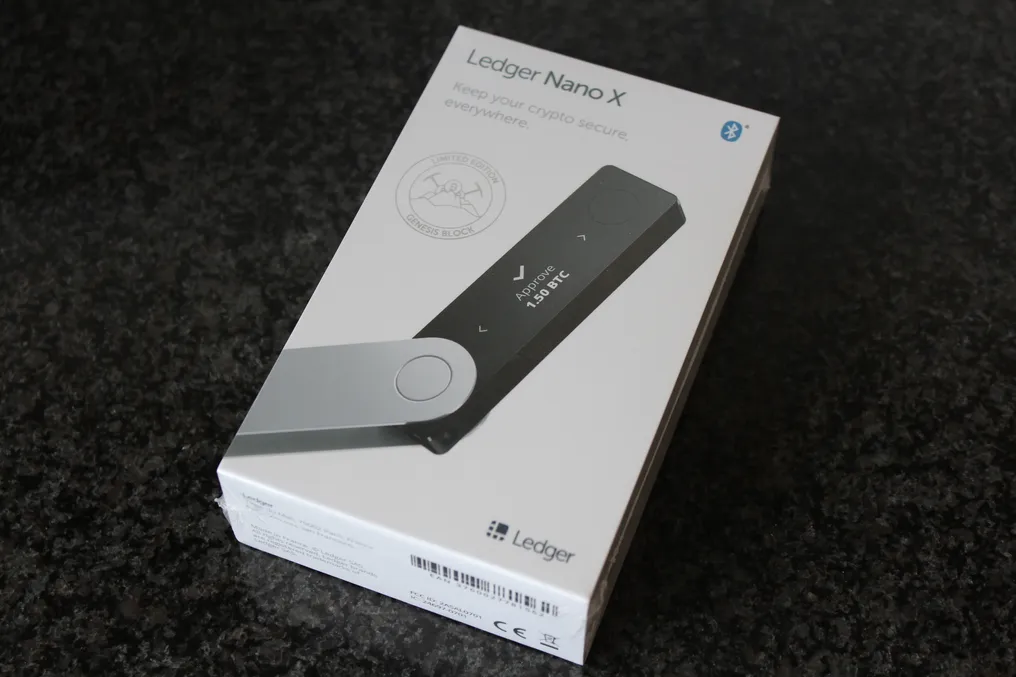 Ledger Nano X - Limited Edition Genesis Block - Collectable like Casascius! Memory card #1.0