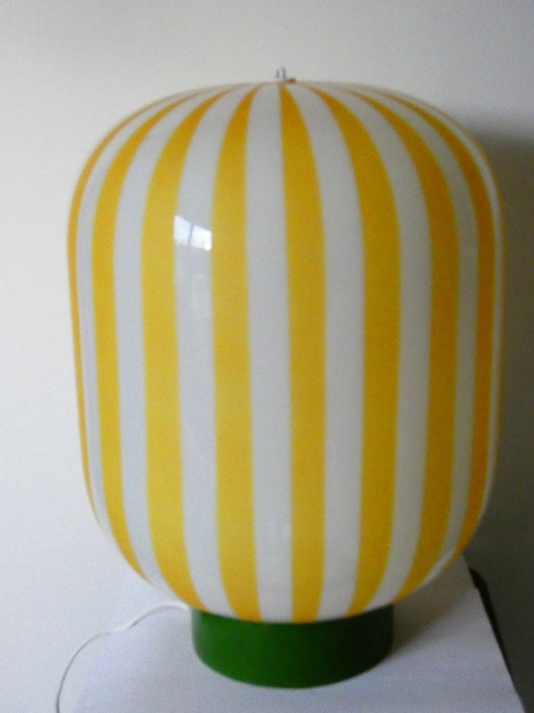 Lamp - Blown glass, wood - Table lamp #4.3
