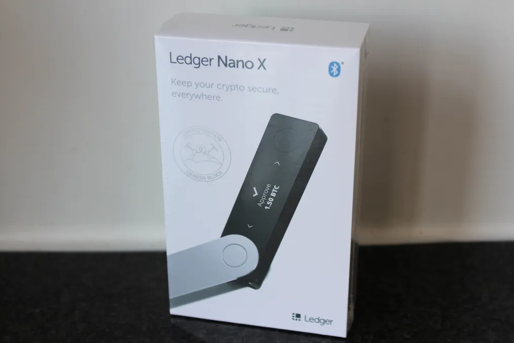 Ledger Nano X - Limited Edition Genesis Block - Collectable like Casascius! Memory card #4.3