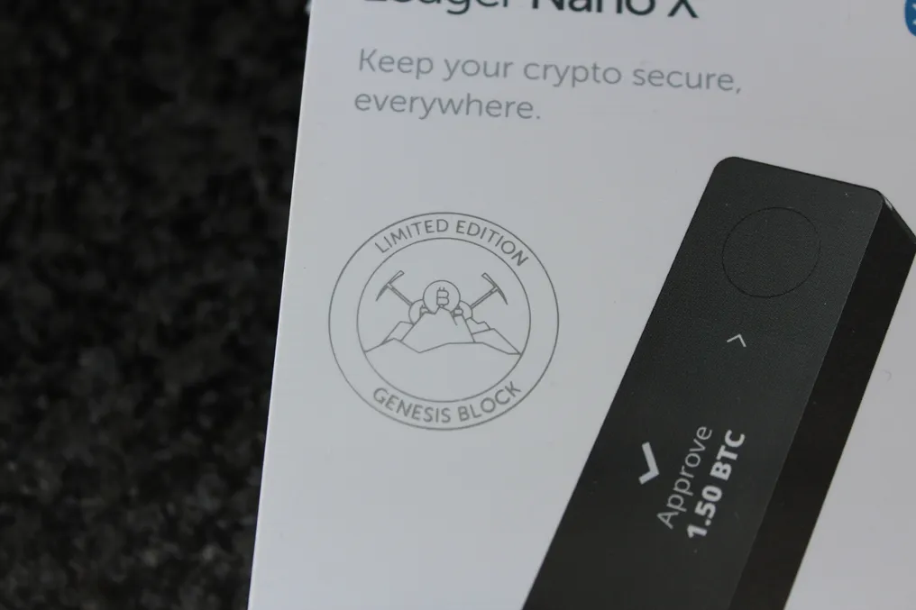 Ledger Nano X - Limited Edition Genesis Block - Collectable like Casascius! Memory card #2.1