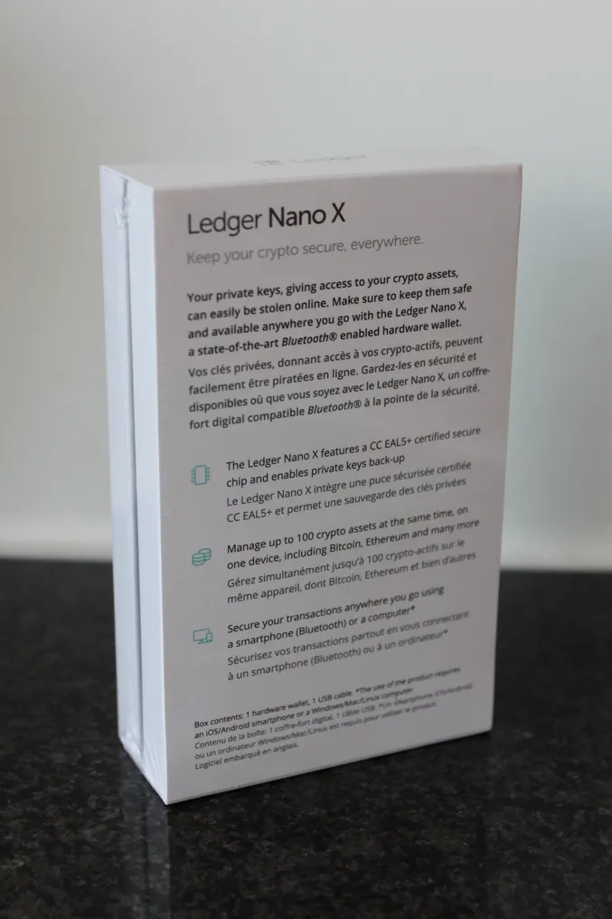 Ledger Nano X - Limited Edition Genesis Block - Collectable like Casascius! Memory card #3.2