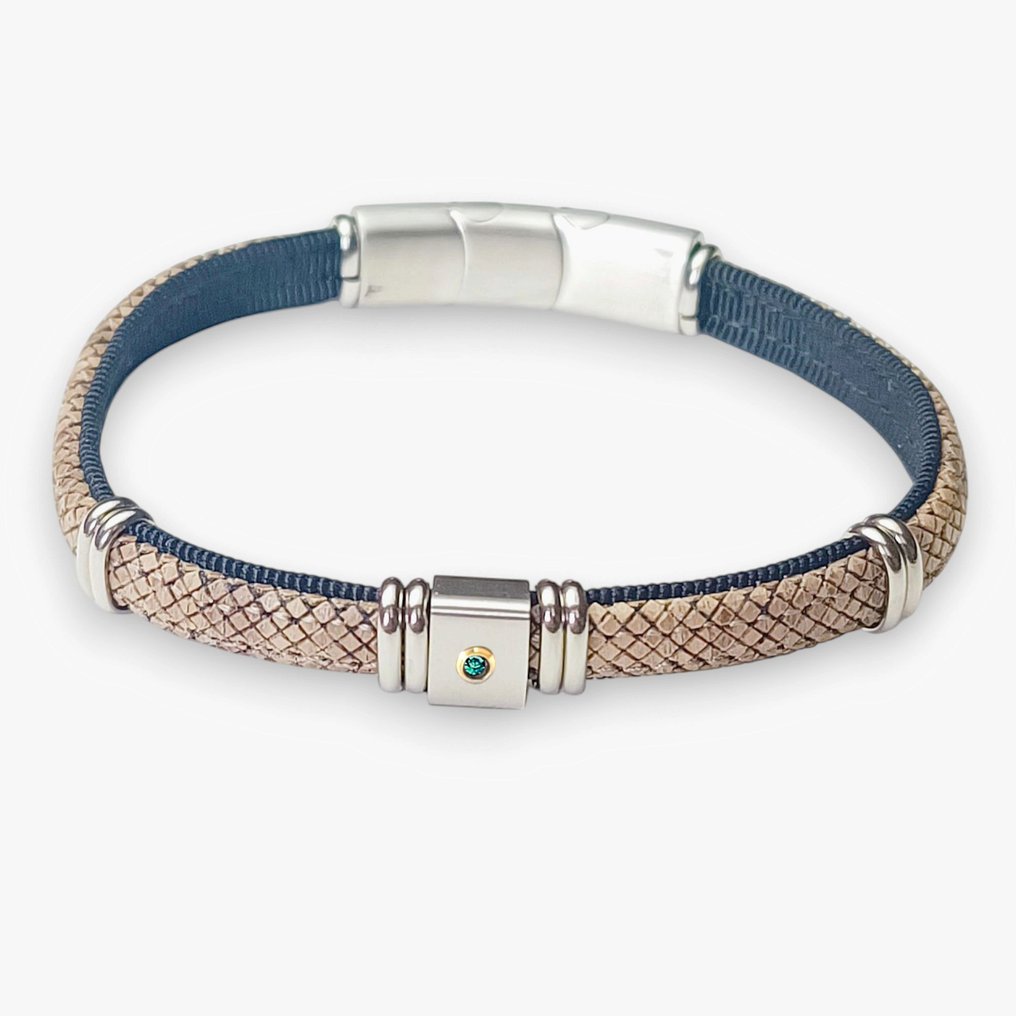 Other brand - 18 carats - Acier, Or jaune - Bracelet - artisanal #1.0