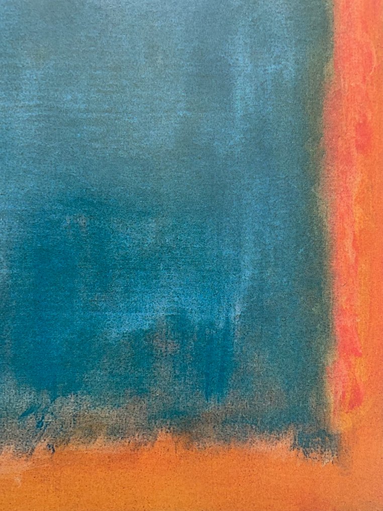 Mark Rothko (after) - Yellow and Blue (Yellow, Blue on Orange) - Offset lithography - VG licensed print #4.3