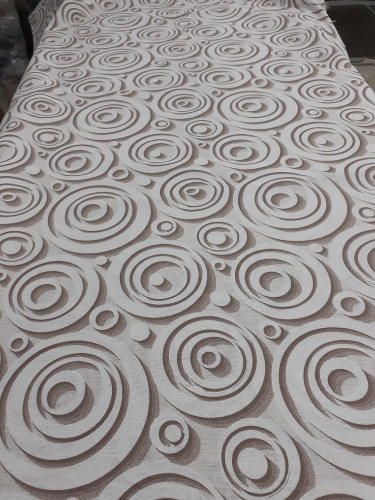 Tecido para estofos - 5 m - 1.4 m - Tom do círculo digital #1.0