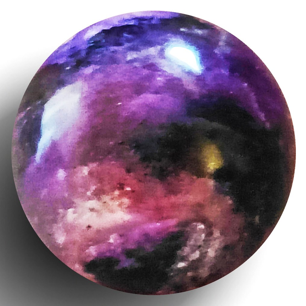 Uden reservationspris! - Charoita-kugler Søen Bajkalsøen- 189 g - (2) #3.2