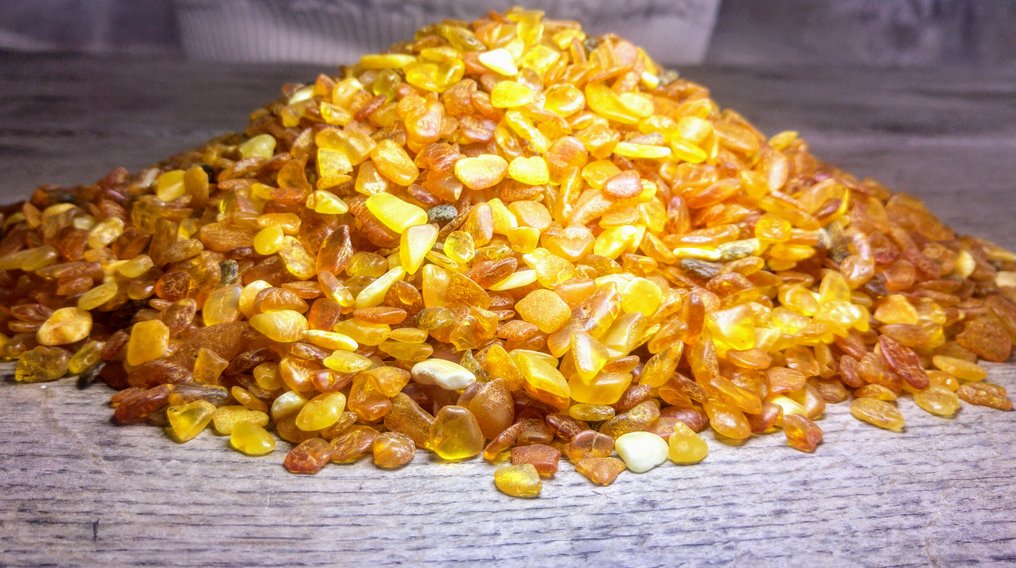 1.3公斤大批量 - 波罗的海琥珀 - 琥珀 - 10 mm - 10 mm #1.0