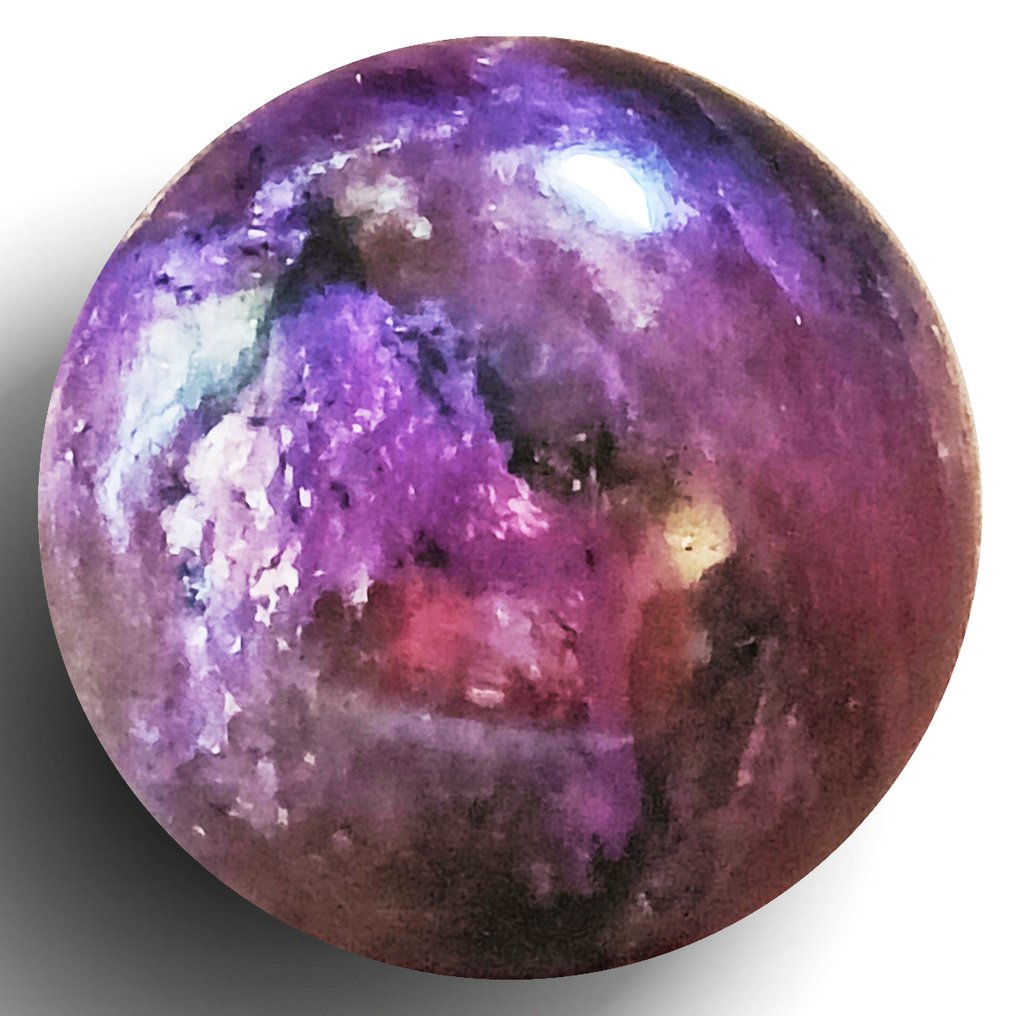 Uden reservationspris! - Charoita-kugler Søen Bajkalsøen- 189 g - (2) #1.0