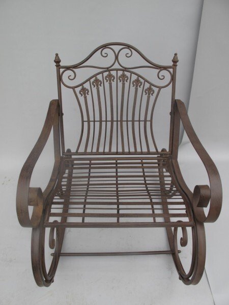 Set di arredi da esterno - Ghisa - sedia a dondolo #1.0