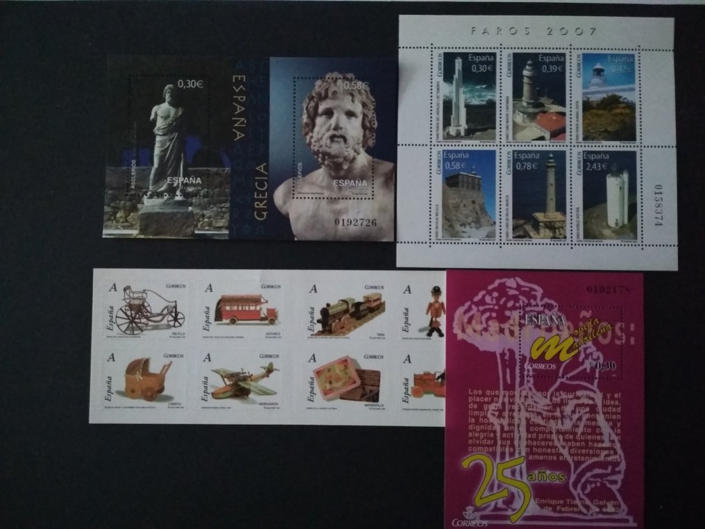 西班牙 2007/2007 - 邮票 西班牙 2007 年 完整的 全新 无邮票粘贴 - edifil #4.3