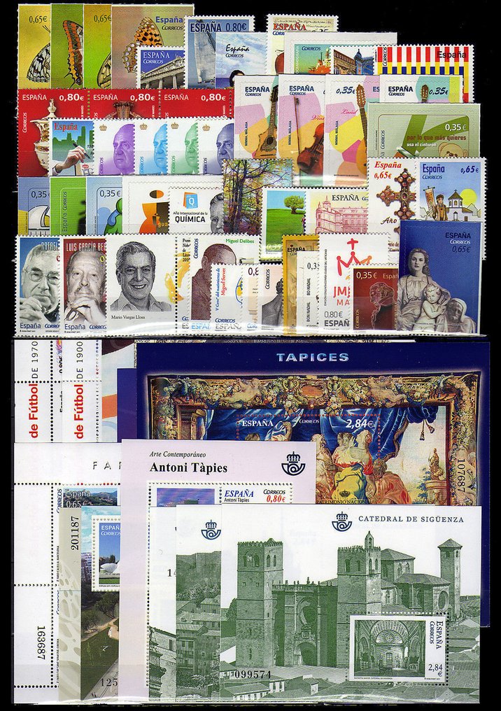 Spanje 2011/2011 - Postzegels Spanje jaar 2011 volledig en nieuw zonder vaste plakrand. - edifil #1.0