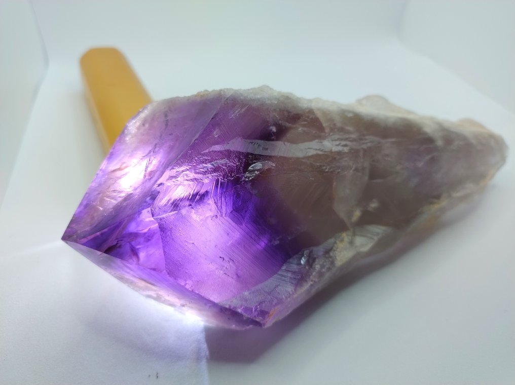 Αμέθυστος Αιχμή κρυστάλλου - Ύψος: 17 cm - Πλάτος: 6 cm- 440 g - (1) #4.3