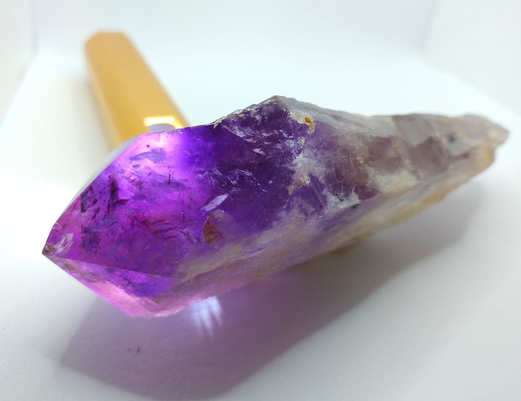 Αμέθυστος Αιχμή κρυστάλλου - Ύψος: 17 cm - Πλάτος: 6 cm- 440 g - (1) #1.0