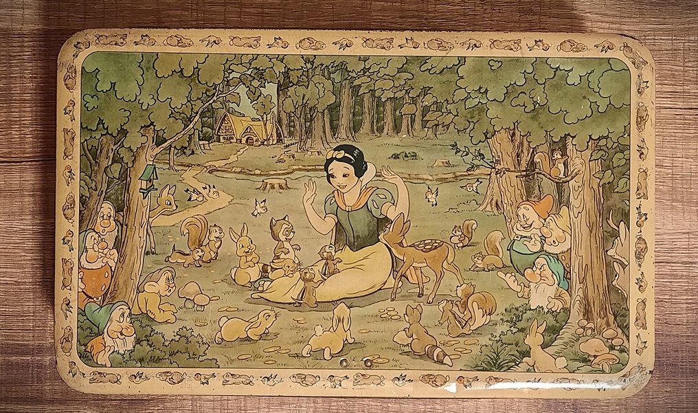 J. Schuybroek - Walt. Disney Mickey Mouse - Tin box - biscuit tin - Snow White & 7 Dwarfs #1.0