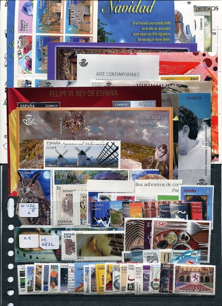 Spain 2014/2014 - Spain stamps from 2014, complete and new without 'fijasello'. - edifil #1.0