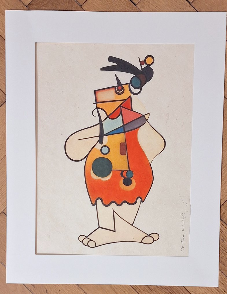 Emma Wildfang - Triptychon - Fred Flintstone - "Tribute series - Icons Reimagined "Wassily Kandinsky" #3.2
