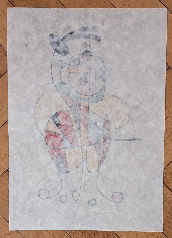 Emma Wildfang - Triptychon - Fred Flintstone - "Tribute series - Icons Reimagined "Wassily Kandinsky" #2.1