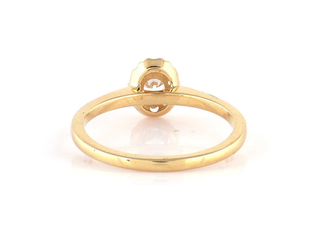 戒指 - 14 克拉 黃金 - 0.24ct. tw. 鉆石 (天然) #3.2