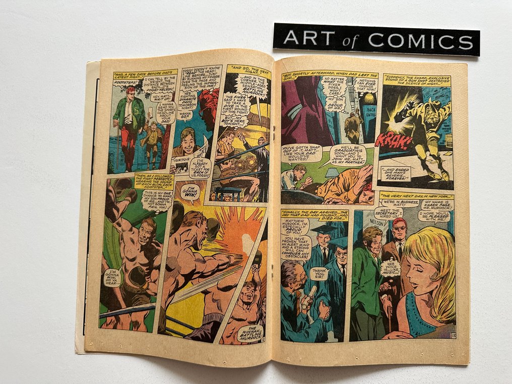 Daredevil (Vol. 1) #53 + #56 - Origin Daredevil retold, Cobra and Mister Hyde appearance - 2 Comic - First edition - 1969 #3.2