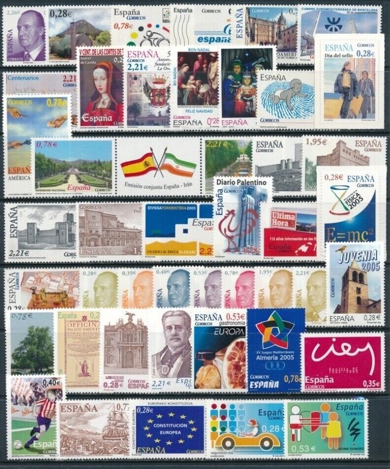 西班牙 2005/2005 - 西班牙邮票 2005 年 完整且全新，无粘贴痕迹 - edifil #2.1