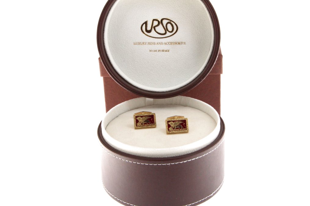 Boutons de manchette - 18 carats Or jaune - Urso Venice en or 18 carats #4.3