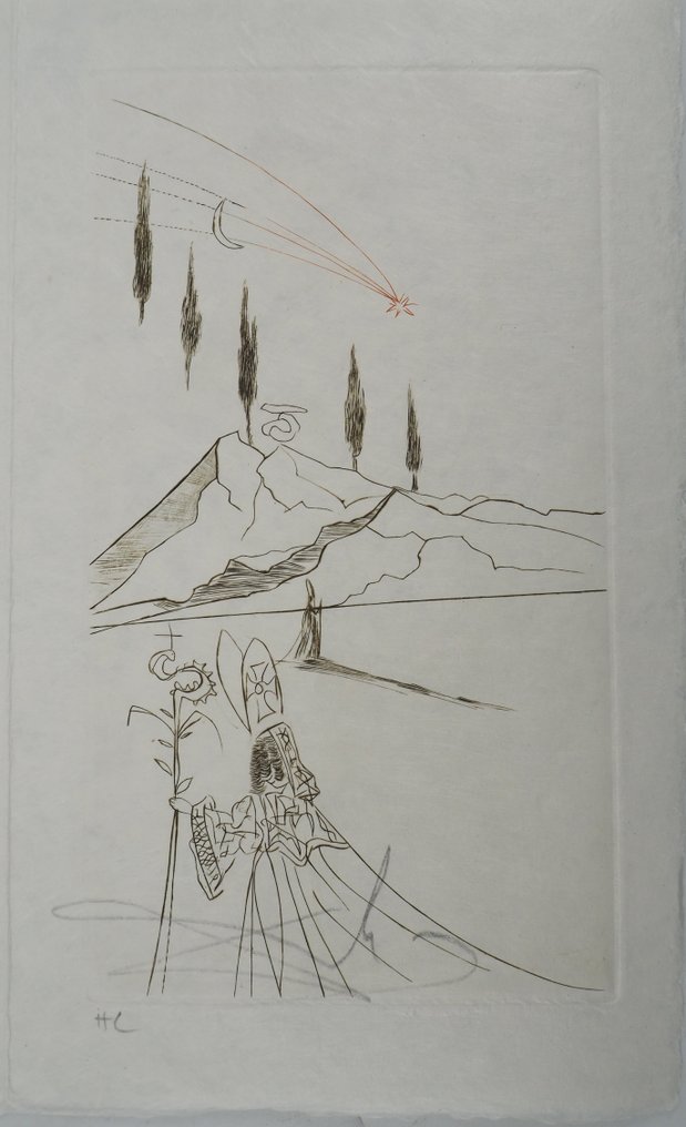 Salvador Dali (1904-1989) - Evêque #1.0